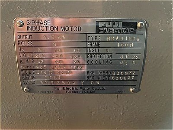 画像4: 【商品番号:C3177】  富士 7.5kW-6P (未使用品) (4)