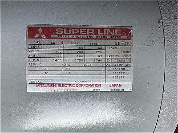 画像4: 【商品番号：C3296】 　三菱 30ｋW-4P  (4)