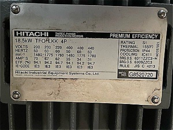 画像4: 【商品番号：C3316  　日立 18.5ｋW-4P　（プレミアム） (4)