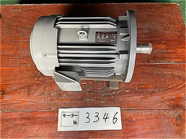 画像1: 【商品番号：C3346    三菱 7.5ｋW-2P  （フランジ）（未使用品） 　  (1)