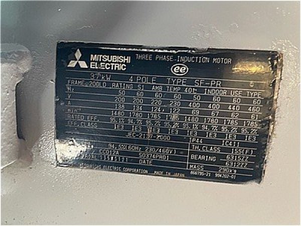 画像4: 【商品番号：C3440    三菱 37ｋW-4P （屋内型）(プレミアム) (4)
