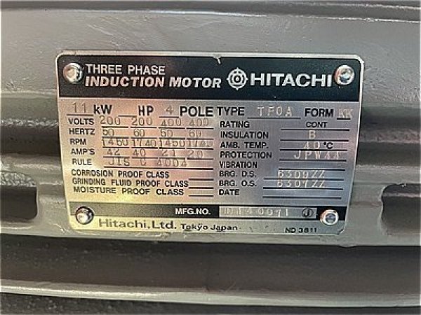 画像4: 【商品番号：C3465    日立 11ｋW-4P （屋外型） (4)