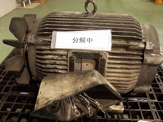 富士電機 30kw-6p 軸受交換OH